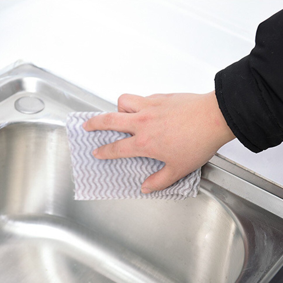 Paño de limpieza de cocina no tejido, trapos desechables, almohadilla de fregado, paño de baño, paño de lavado, paño de limpieza, trapo desechable