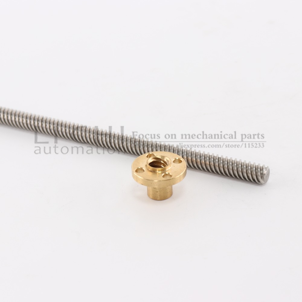 Befenybay 2 STKS Anti Speling Moer 8 Mm Diameter Loodschroef Moer Verplaatst In Een Draai Voor Cnc En 3d Printer 2 Pitch Lood 683941493