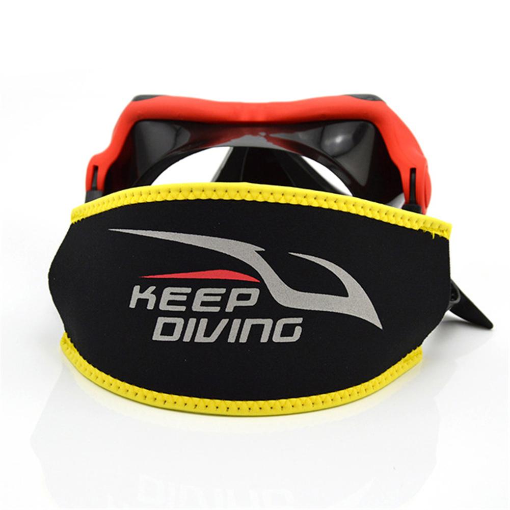 Neoprene Scuba Diving Mask Head Strap Cover Mask Padded Protect Long Hair Band Strap-Wrapper For Added Comfort Equipment