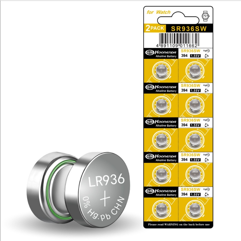 10PCS AG9 394 LR936 394A L936F SR936SW 1.55V batterie al litio batteria a bottone per giocattoli per orologi