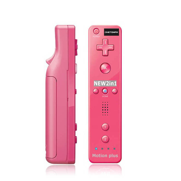 Newest 2 in 1 Remotes Built in Motion Plus Inside for Wii Remote ...