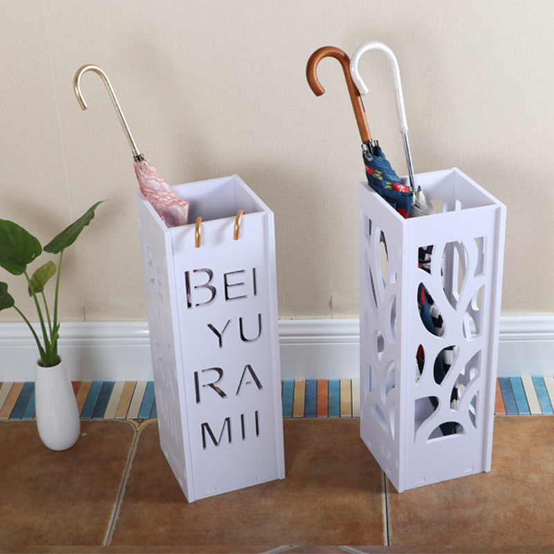 Umbrella Stand Home Decor WPC Board Japanese styling Storage Korean White Modern Umbrella Holder