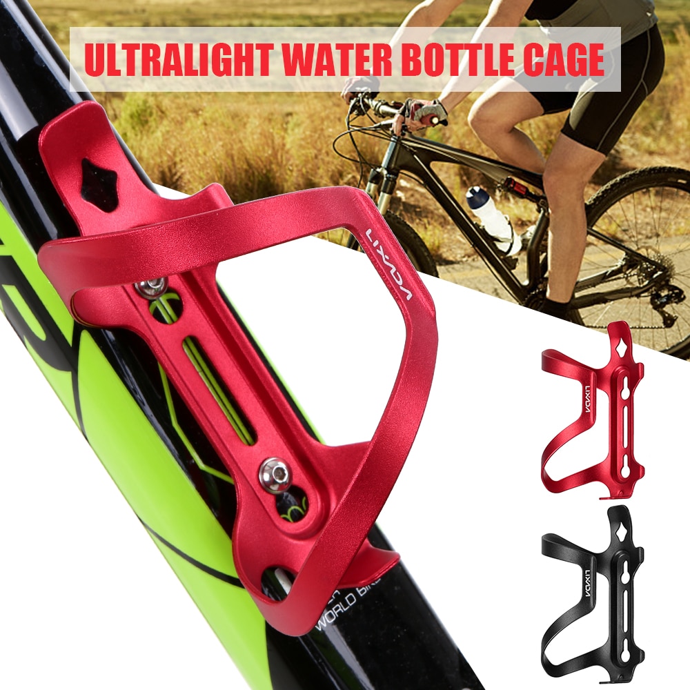 Soporte ligero para botella de bicicleta Lixada, soporte de botella de agua de aleación MTB, soporte para botellas