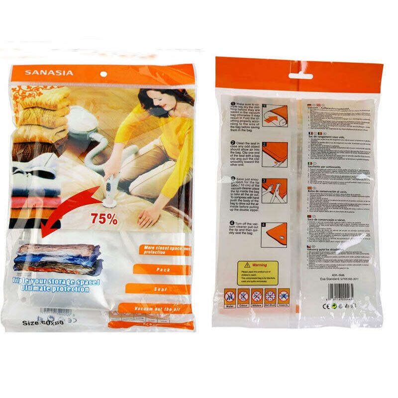 Limite 100 gain de place sacs de rangement sous vide EXTRA grand joint vêtements sac vide VAC