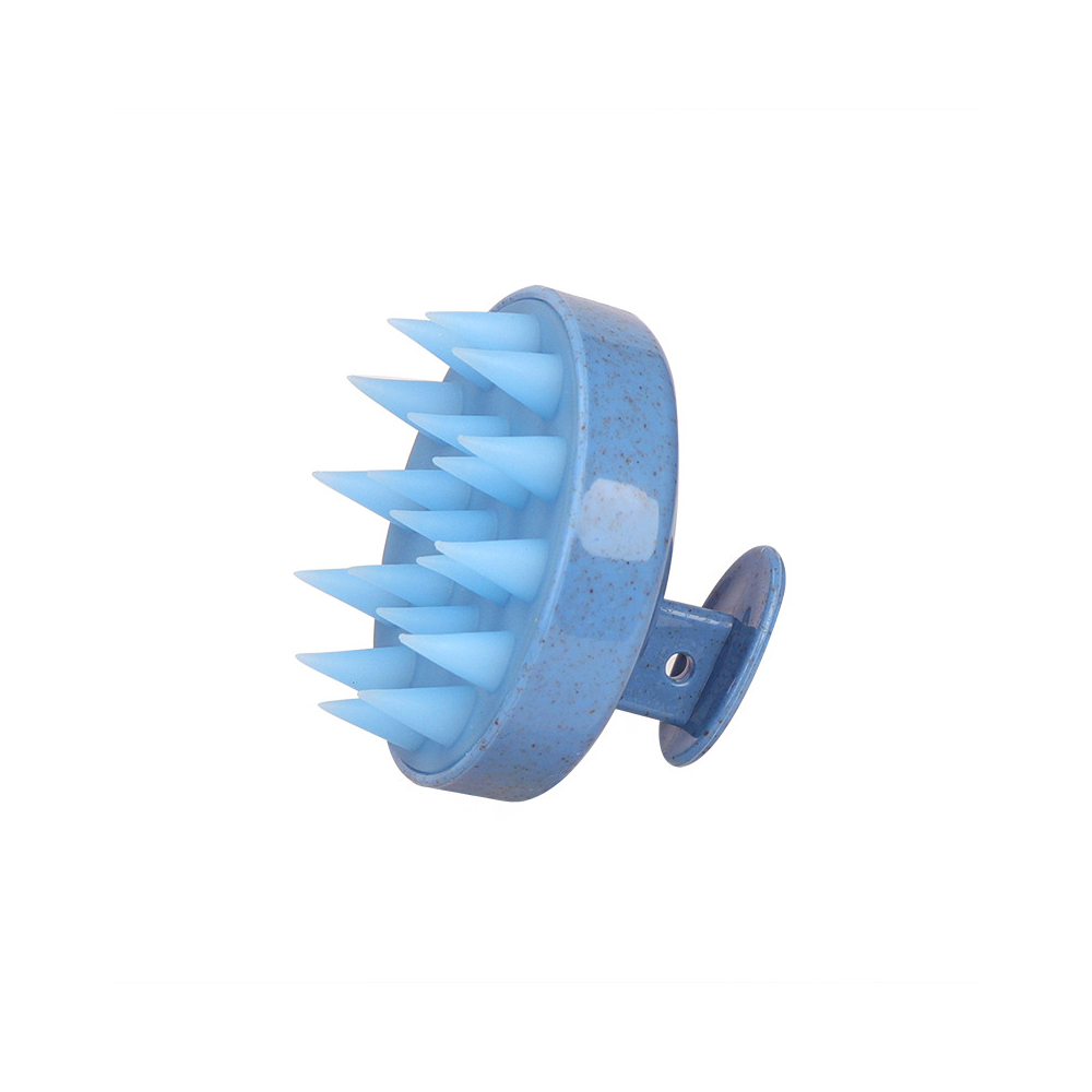 Cepillo de silicona para lavar el cabello, paja de trigo, cepillo de silicona para lavar el cabello, cepillo para la cabeza, cepillo para el cuero cabelludo, detener la picazón, peine para rascar, juego de peluquería