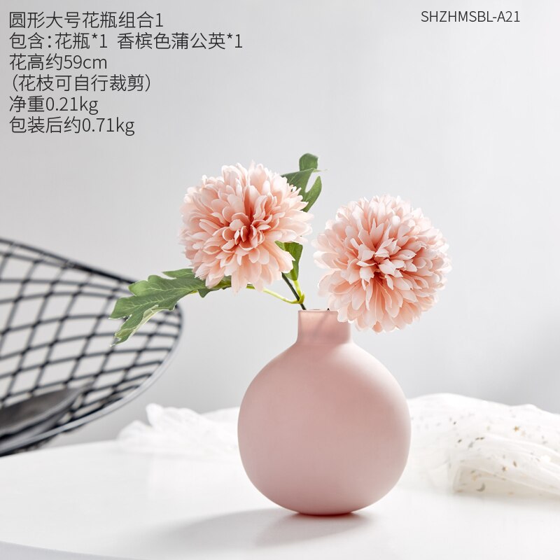 Accessoires de décoration de la maison | Vases à fleurs modernes pour fleurs, Vase en céramique, petite décoration de salon, décoration de bureau: Combination-I