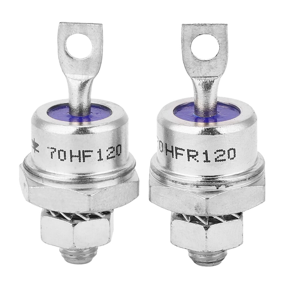 5 par ensretterdiode spiral 70 hfr 120/70 hf 120 velegnet til opladning af batterier, konverter og strømforsyning