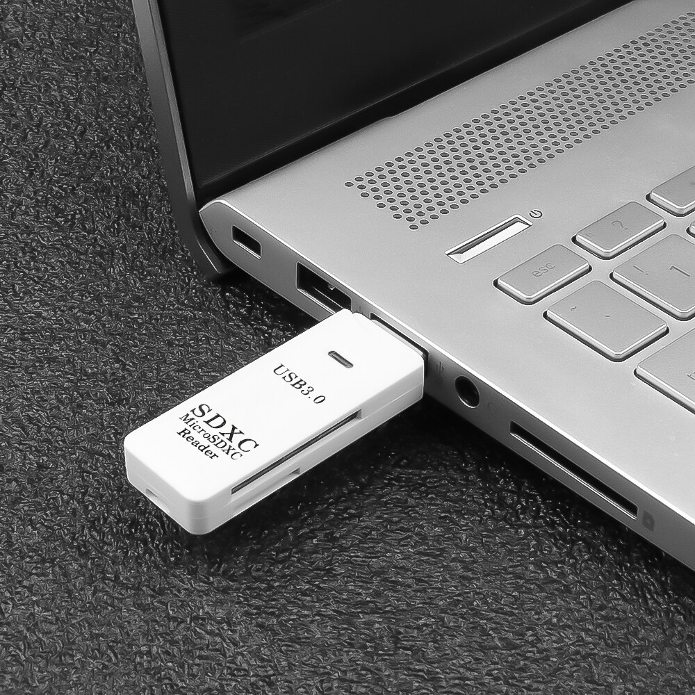 Kebidu nyeste 2 in 1 usb 3.0 til sdhc sdxc micro sd-kortlæser sd/microsd/tf trans-flash-kort usb 3.0 adapter konverterværktøj