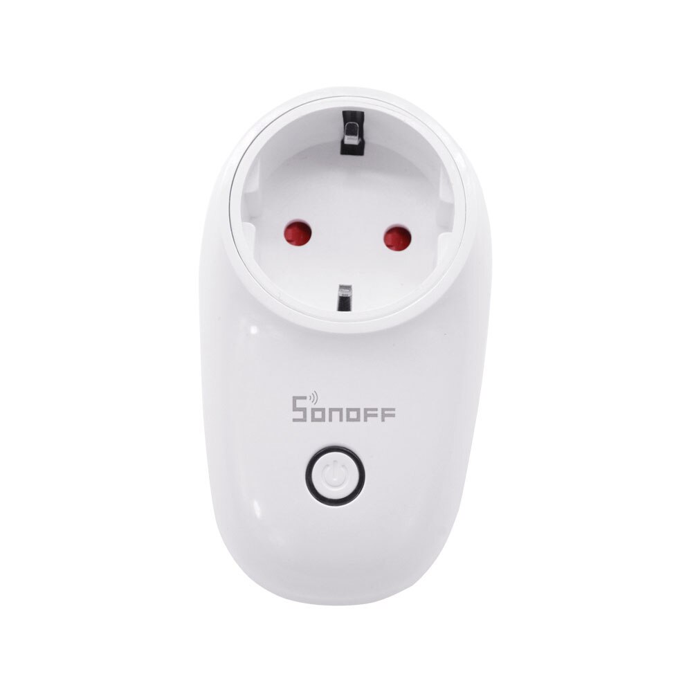 SONOFF S26 AC90V-250V 10A Smart WiFi Socket Timer Draadloze Outlet US/UK/AU/EU Draadloze Plug Power sockets: EU Type F