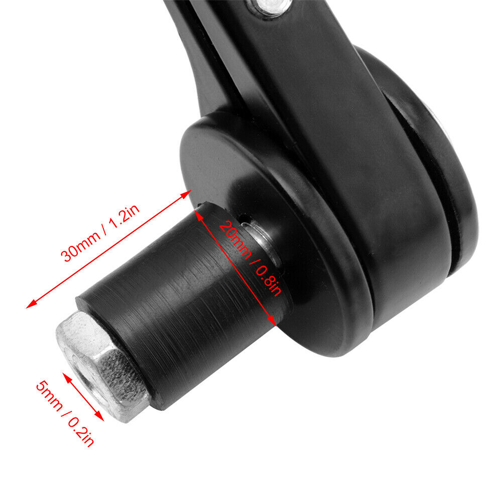 Runde 7/8 "Lenker Aluminium Legierung Motorrad Rückspiegel Moto Bar Ende Motor- Seite Spiegel Motorrad Cafe Rennfahrer Zubehör