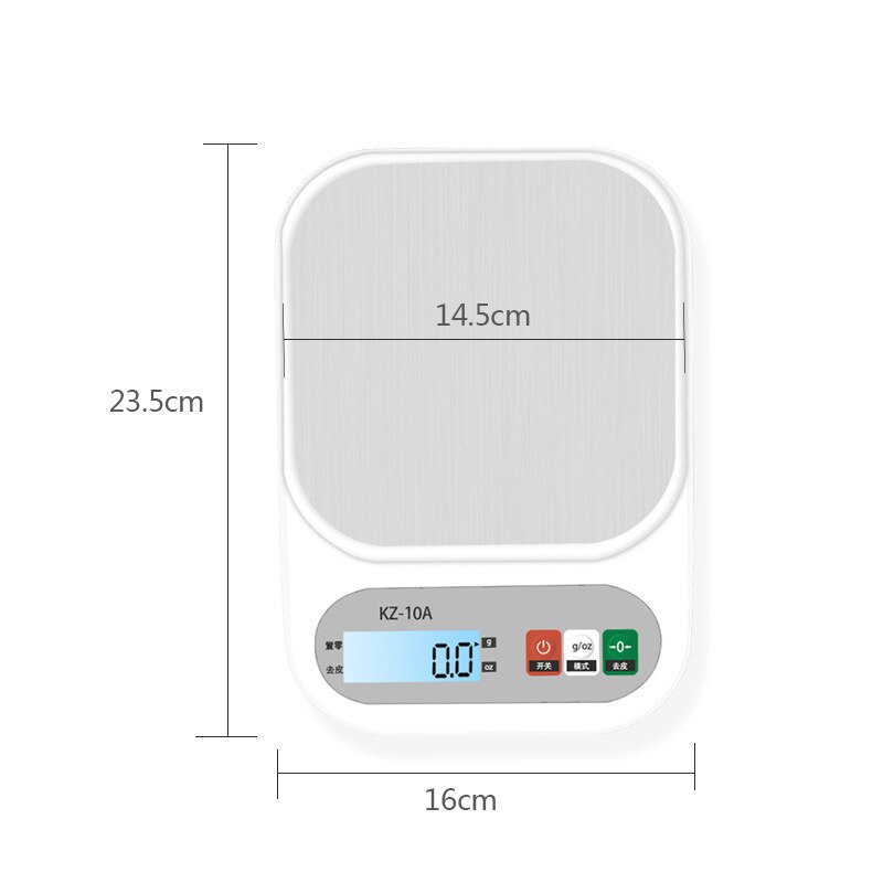 High-precision stainless steel multifunctional rechargeable mini kitchen scale gram scale food scale baking scale electronic sca