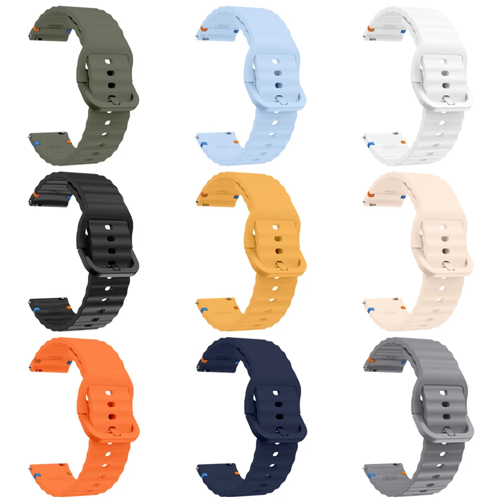 22 mm 20 mm Uhrenarmband für TicWatch Profi 3 Ultra/E2/S2/E/E3 Silikonbänder TicWatch Profi 3 Ultra GPS/LTE 4G S X GTX-Armbänder