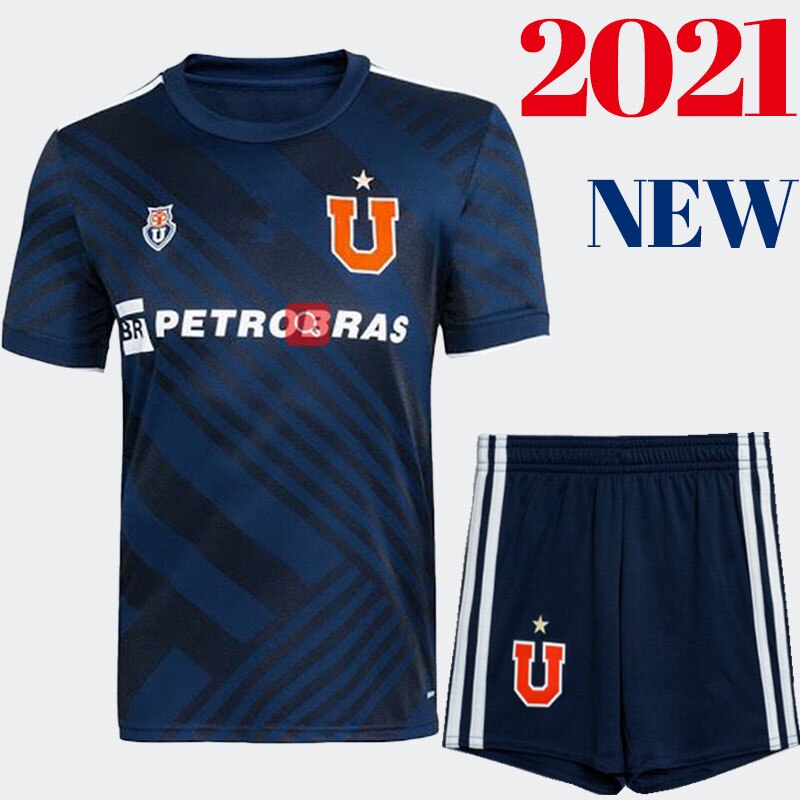 Universidad de Chile Camiseta Futbol enfants kit 20-21 BENEGAS HENRIQUEZ GUERRA RIQUELME MONTILLO Universidad chemise enfant