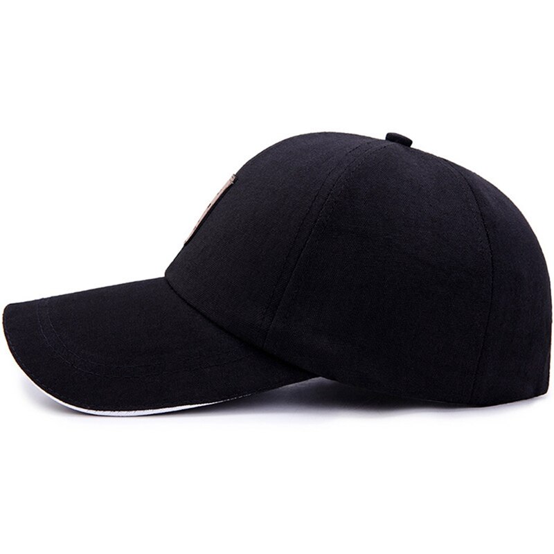 Lente Eenvoudige Verlengd Dakrand Baseball Cap Mannen Zonnebrandcrème Zonnescherm Leisure Zonnehoed Zomer Golf Hoed