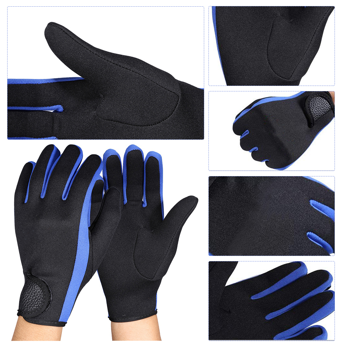 1 para/zestaw nurkowanie neoprenowe nurkowanie kajakowe surfing sportowe rękawice haczykowe i pętelkowe robić nurkowania sportowy zimowe sportowy wodne