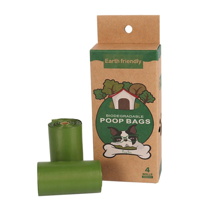 Biodegradable Poop Bags Pet Puppy Dog Waste Bags Leak-Proof Kitchen Trash Bag: ArmyGreen1