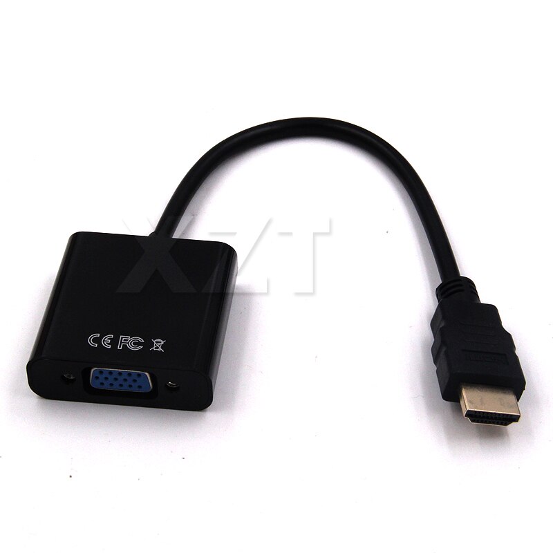 Hdmi Male Naar Vga Rgb Female Audio Converter Hdmi Naar Vga Video Converter Adapter Hdmi Digitale Kabel 1080P Hdtv monitor Voor Pc