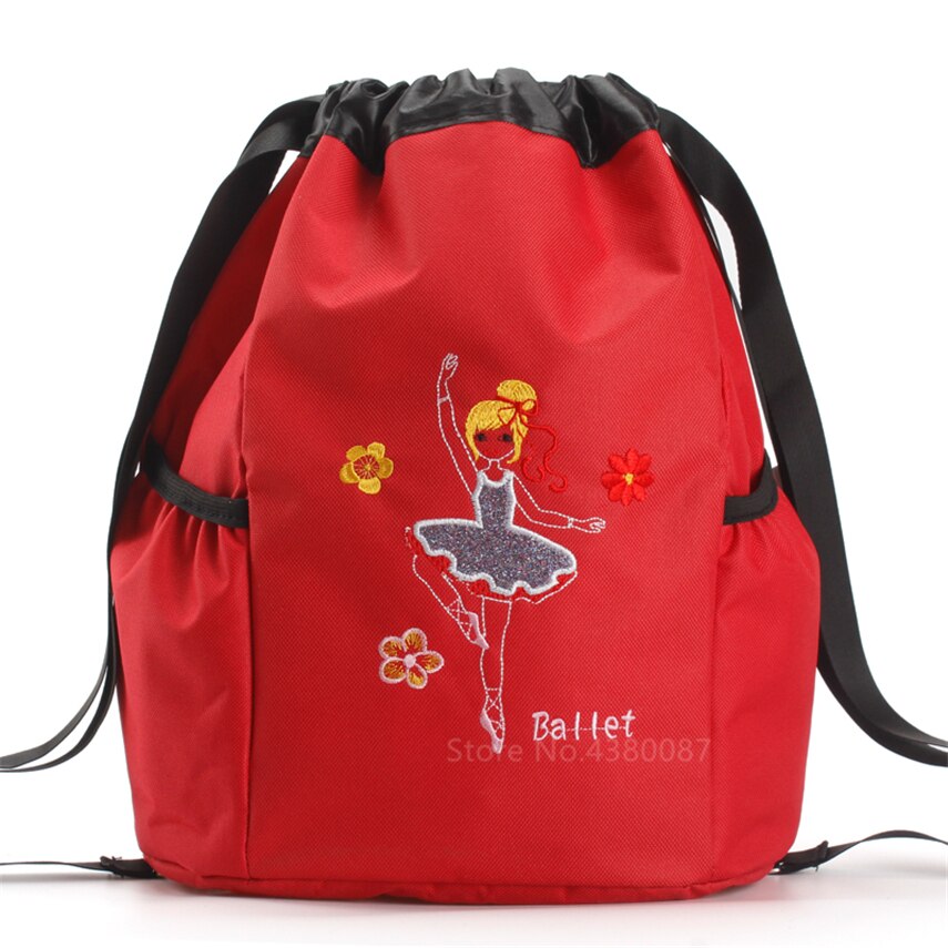Ballet Dance Bag for Student Children Girls Cute Gymnastic Dancing Props Kids Latin Jazz Dance Costumes Backpack School Bag