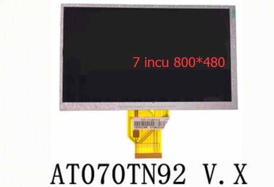 7 inch TFT LCD inch AT070TN90 v. 1/AT070TN92 V.X 7dd1 + 1 FPC 800*480 tabletten auto DVD liquid crystal Scherm 165*100*3mm dikke