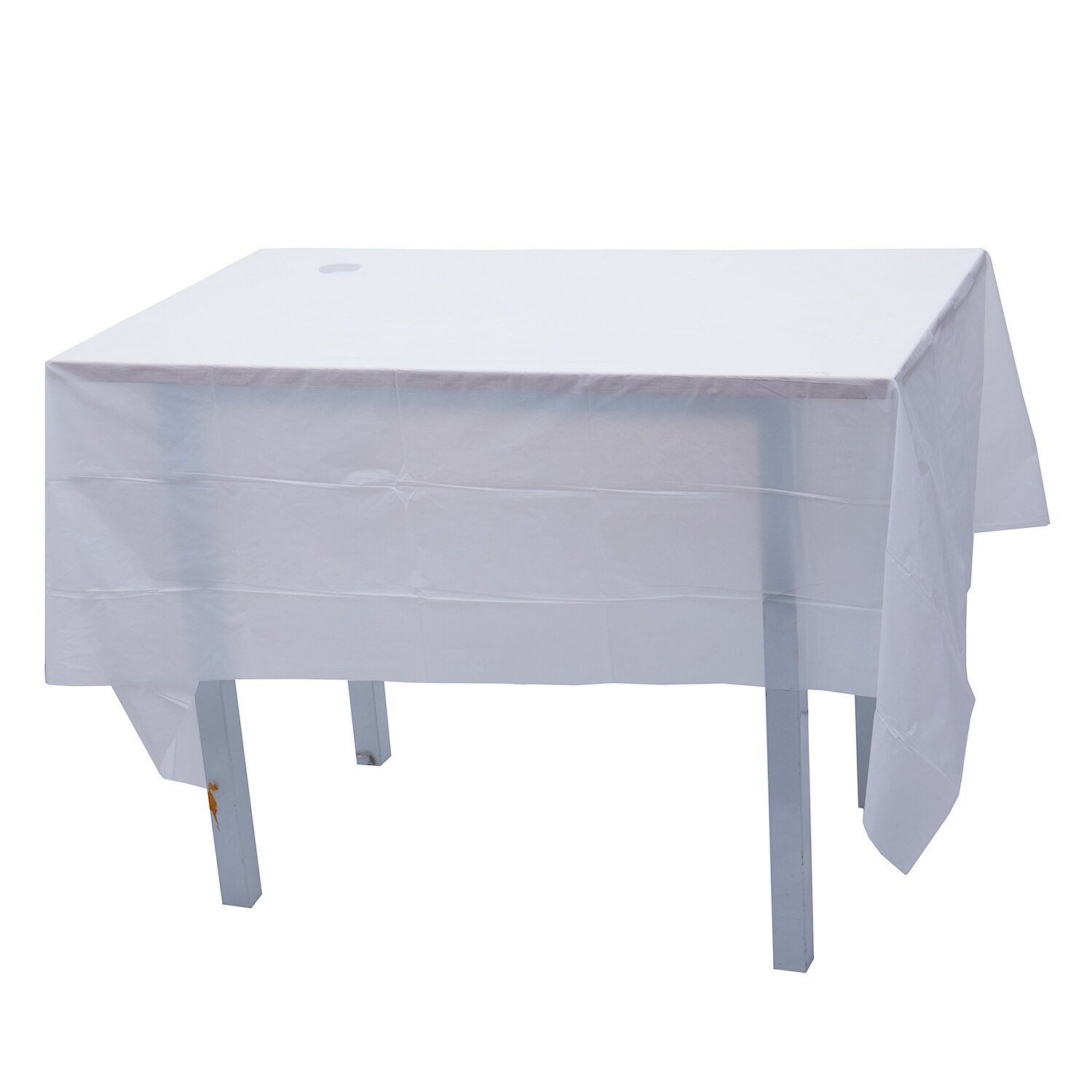 Nappe en plastique blanche, 137CM X 183CM