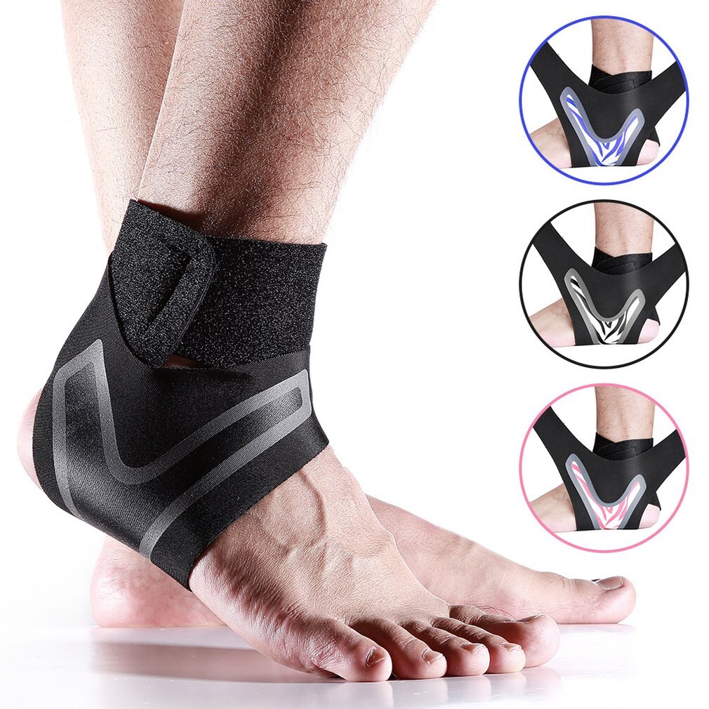 Sport all&#39;aria aperta compressione manica alla caviglia poliestere anti-distorsione calzini pallacanestro calcio arrampicata equipaggiamento protettivo