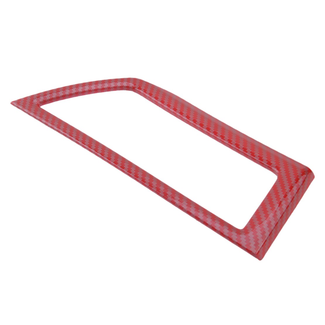 beler 2pcs/set Carbon Fiber Red ABS Console Air Outlet Cover Trim Fit For VW Jetta MK7 LHD