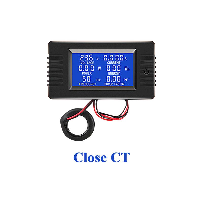 PZEM-022 AC Digital Anzeige Multimeter Energie Monitor Voltmeter Amperemeter Wattmeter Frequenz Meter Faktor Meter Digital-Multimeter