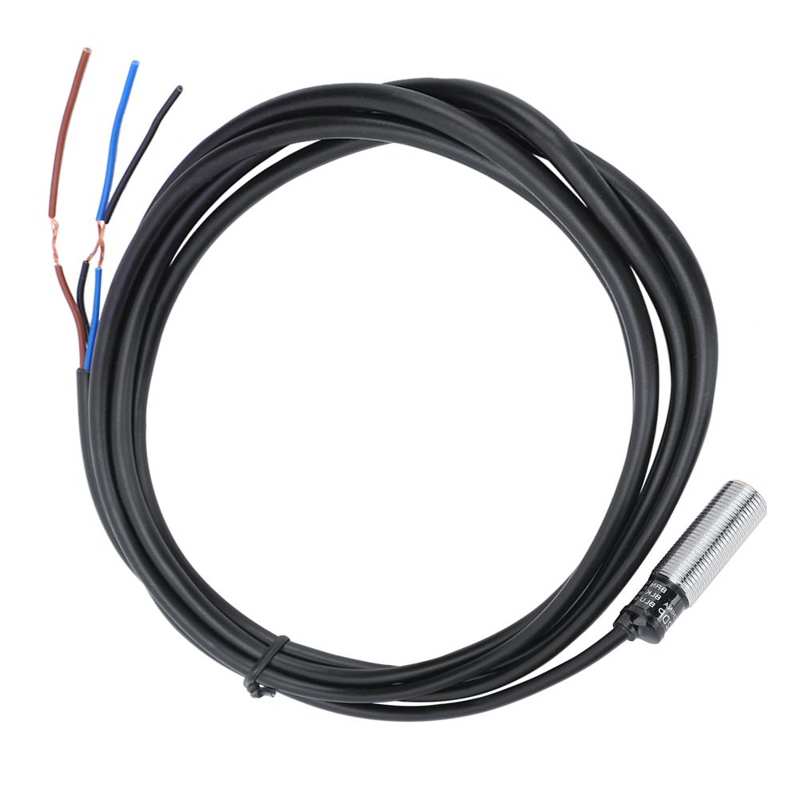 Proximity Switch Waterproof 3-Wire NPN NO Sensor Switches PR12-2DP DC12-24V 50/60Hz 200mA