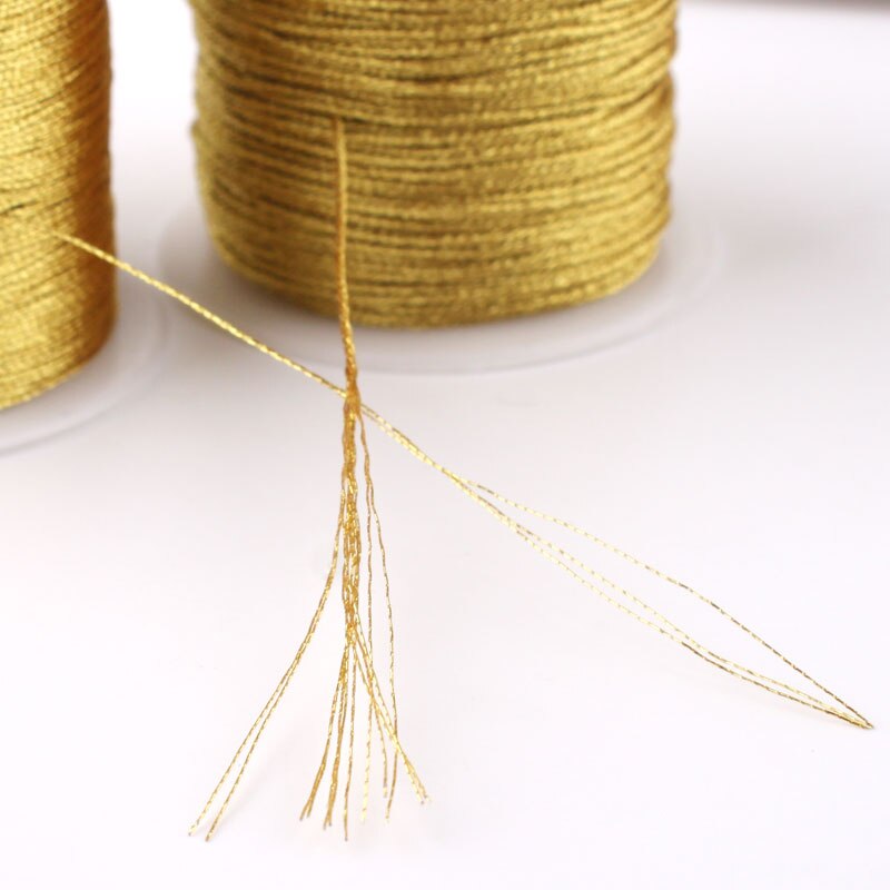 3-strand silk thread gold thread silver thread 9 Bracelet 12 hand woven thread 6-strand thread 15 gold and silver wire DIY embro
