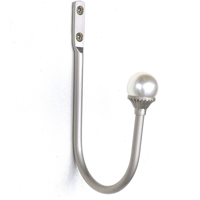 Ganchos en forma de U de Metal para cajón de armario, colgador de pared, hebilla, Clip de cortina rústica, soporte de pared, 2 uds.: color 04