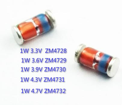 20PCS 1W LL41 SMD Zener Diode 3V3 3V6 3V9 4V3 4V7/3,3 V 3,6 V 3,9 V 4,3 V 4,7 V ZM4728 ZM4729 ZM4730 ZM4731 ZM4732 ZM4733