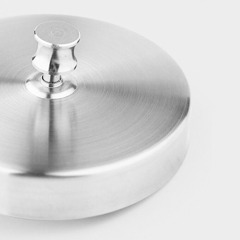 Rostfritt stål non-stick hamburgerpress hamburgerbiffmaskin manuell form silver