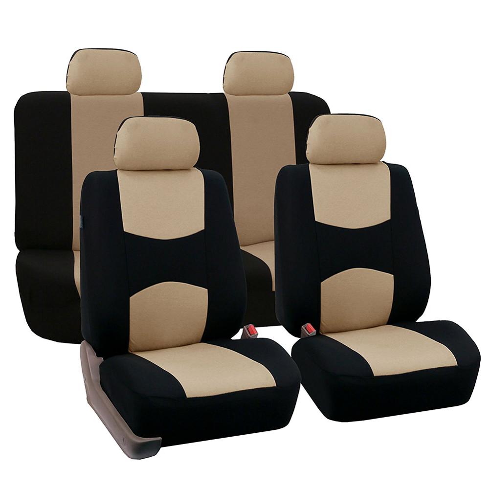 9 Stuks Automobiles Stoelhoezen Volledige Auto Bekleding Universele Fit Interieur Accessoires Doek Art Car Seat Protector Auto-styling