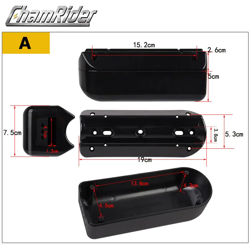 Ebike Controller Doos Elektrische Fiets Controller Case 250W Kleine 350W 500W Grote 1000W Extra Grote Elektrische fiets Conversie Kit