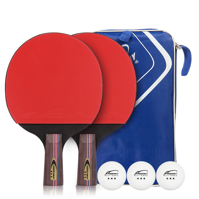 Carbon Fiber Table Tennis Racket Long Short Handle Ping Pong Rackets Double Face Table Tennis Racket