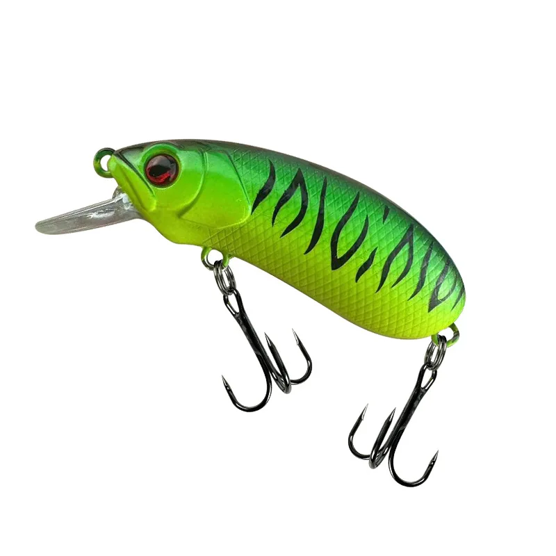 1 Uds Crankbait 60mm 9g Señuelos de pesca de hundimiento lento cebo de manivela pequeña Mini fregadero Minnow duro Artificial lubina trucha perca Lucio pescado