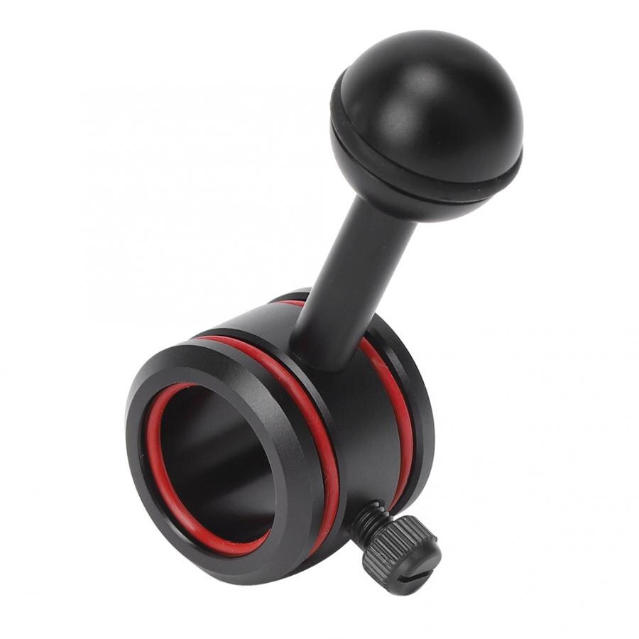 Diving Flashlight Ball Mount Holder Bracket Aluminium Alloy Adjustable Diving Lamp Clamp Underwater Camera Fill Light Accessory