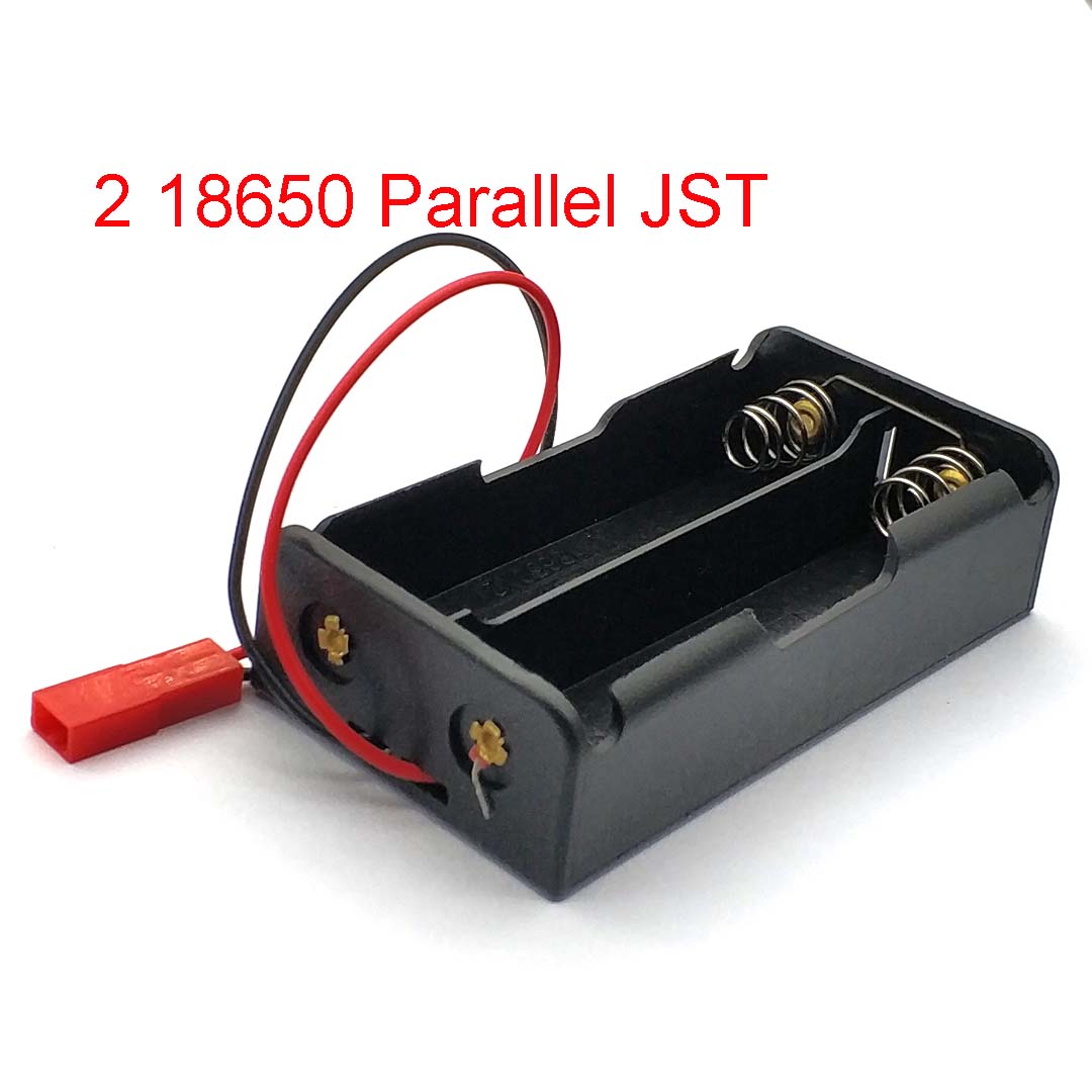 18650 Obudowy Power Bank 2 18650 Pojemnik na baterie Pojemnik na baterie 18650 Pojemnik na baterie do podłączenia równoległego / szeregowego: Niebieski