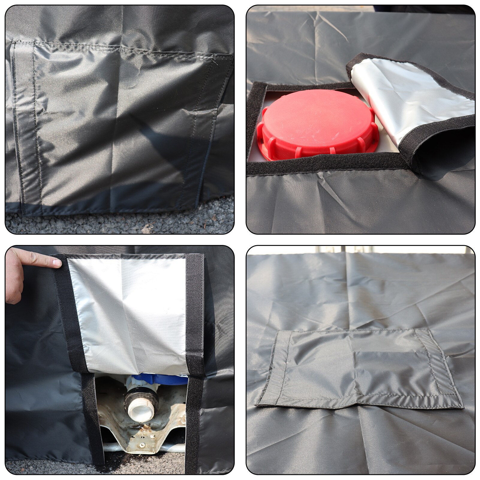 Ton Barrel Cover Rainproof Storage Tank Protective Hood protect your water tank from harmful UV rays Unlimited Use durable