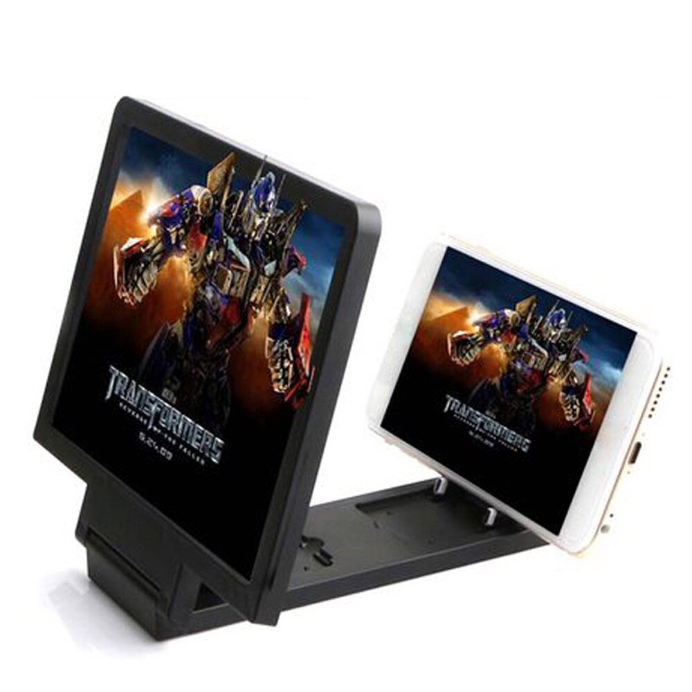 praktisch 3D Bildschirm HD Video Versenkbare Verstärker Lupe Ständer Halterung Halfter Lupe kostenloser