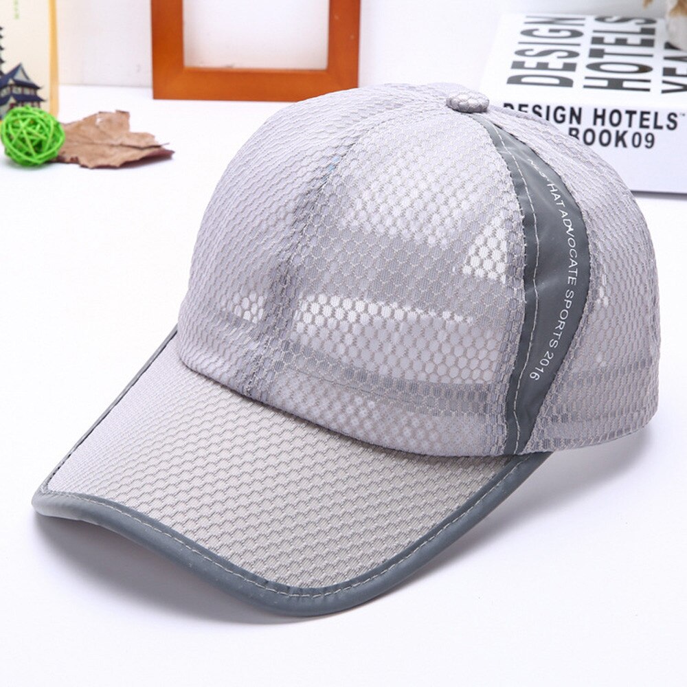 Womail baseball cap Unisex Paar Mode Zomer Ademend Mesh Baseball Cap Sport Hoeden Verstelbare Hoed f21