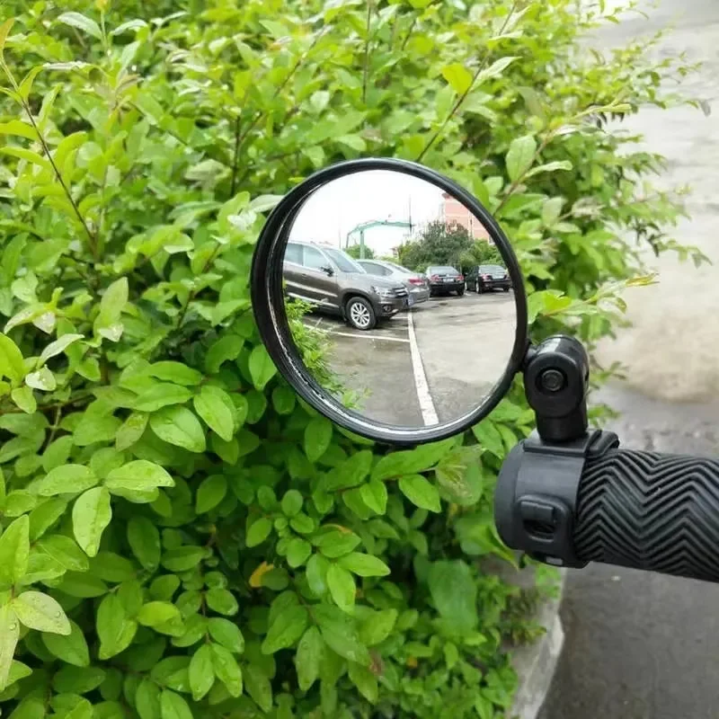 1/2 szt. Uniwersalne lusterko rowerowe uchwyt na kierownicę 360 stopni obrotowe szerokokątne lusterko na kierownicę motocykl akcesoria rowerowe