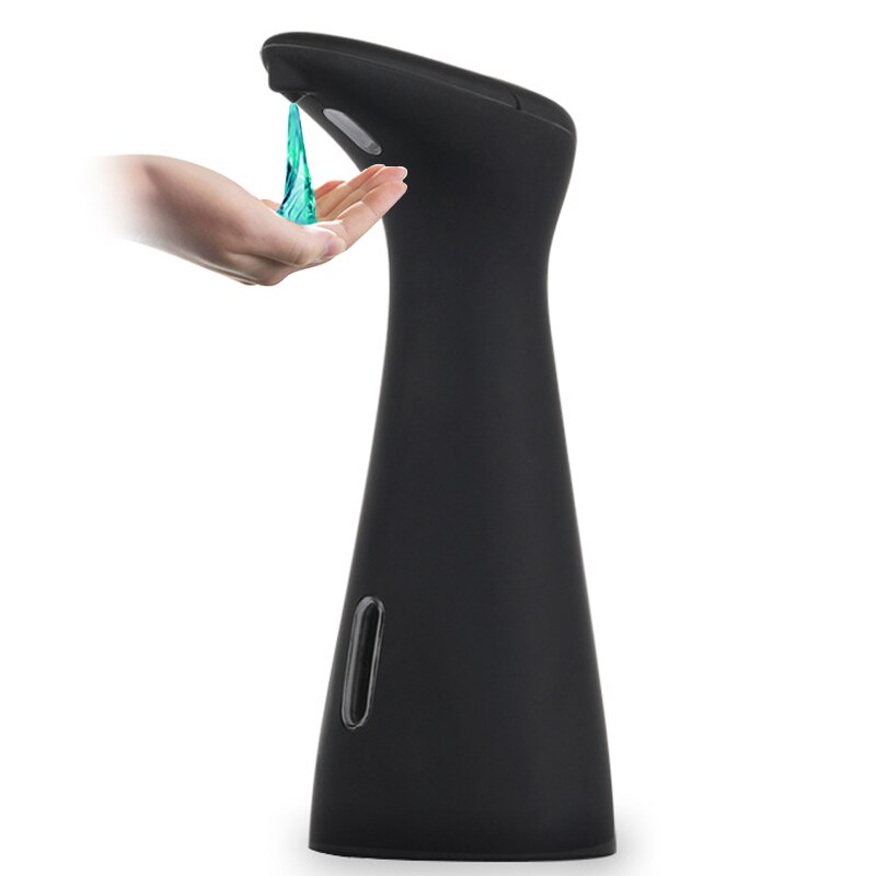 Kitchen Bathroom Soap Dispenser Automatic Liquid Foam Washer Intelligent Induction Foaming Hand Washing Machine Dispenser: Black Liquid