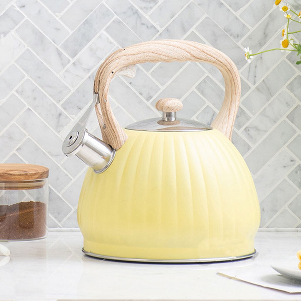 Whistling Theeketel 3.5L Grote Fluitje Rvs Fornuis Levert Anti-Brandwonden Top Waterkoker Theepot Waterkoker Voor Fornuis