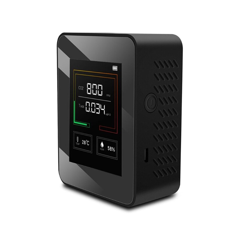Co2 meter luchtmonitor koolstofdioxidesensor  co2 detector: Boek -2