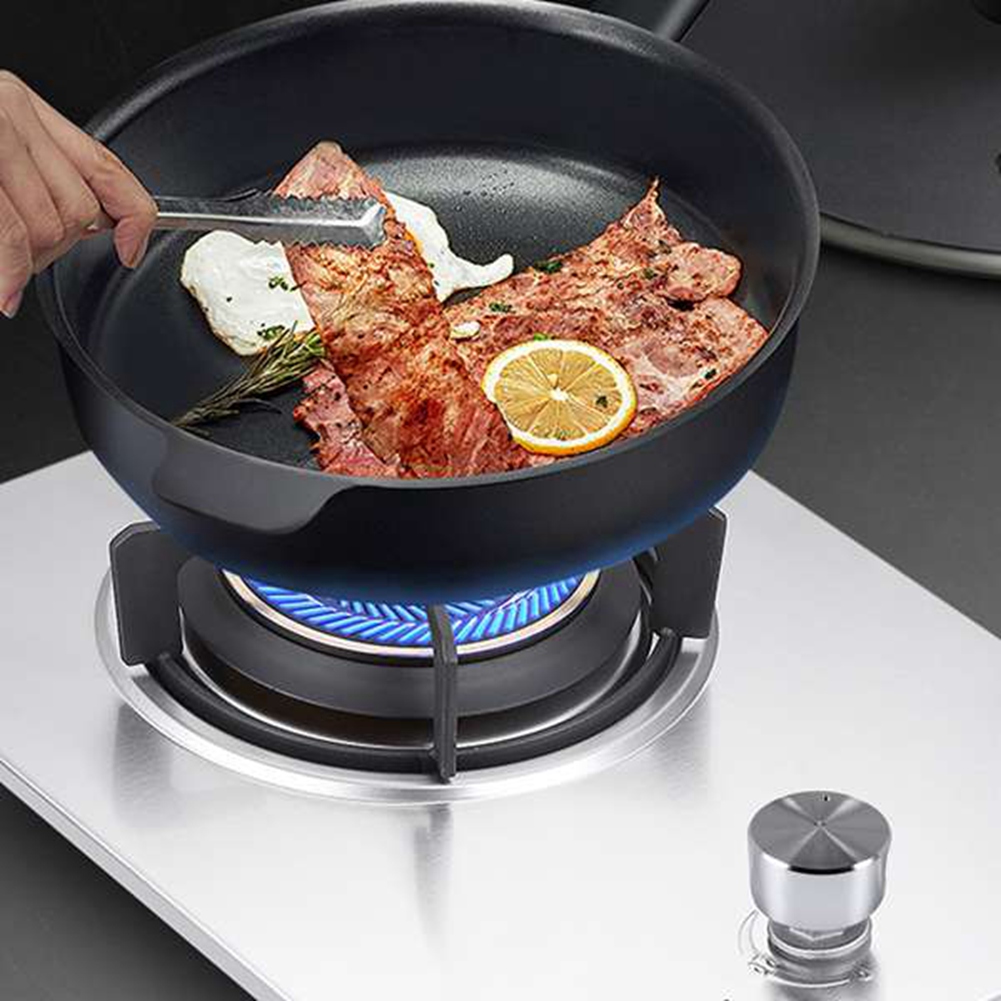 Manopole Forno In Metallo, 5 Pezzi Universali Per Fornelli A Gas, Asse 8mm, Colore Argento - 4