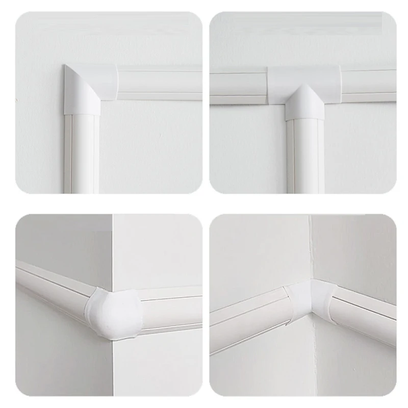 Floor Cable Cover Garage Practical Home Office PVC Cord Management Floor Cable Cover Protector Self Adhesive Wire Management