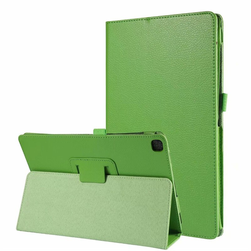 Pu Leather Case for Samsung Galaxy Tab A SM-T510 SM-T515 T510 T515 Tablet cover Stand Case for Tab A 10.1'' Funda Case: 01 Green