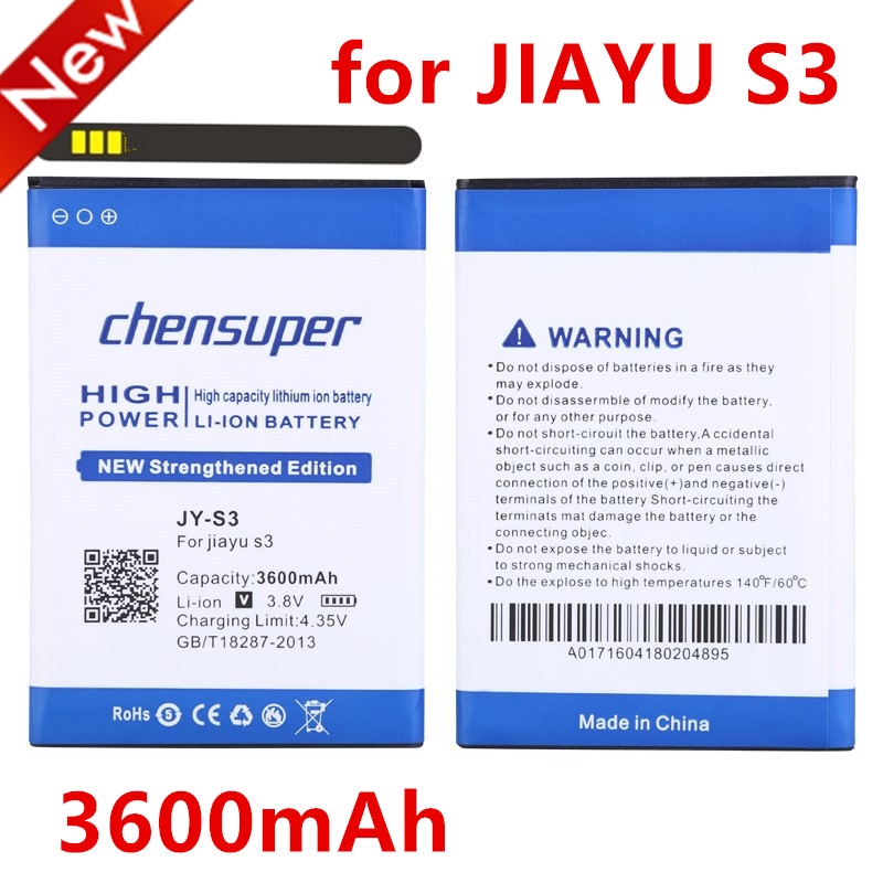 3600 mah hochleistungsakku jy  s3 /  für jiayu  s3 -s3 + sendungsverfolgungsnummer