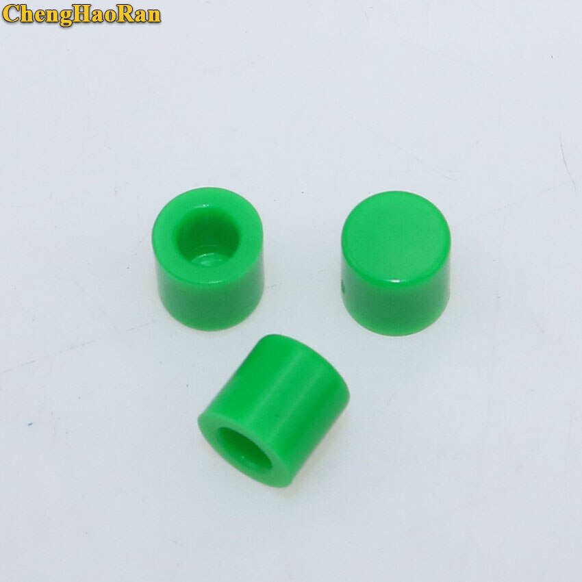 ChengHaoRan 100PCS A56 Tactile Button Caps Plastic Cap Hat for 6*6mm 6x6mm Micro Tact Switch For Arduino: Green